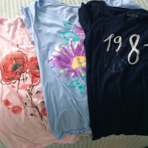 3 Aeropostale shirts