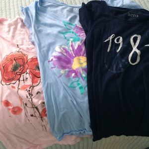 3 Aeropostale shirts