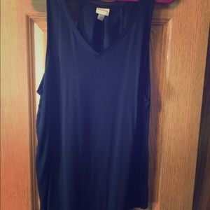 Navy sheer tanktop