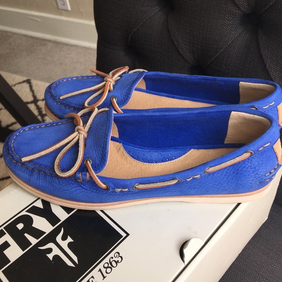 Frye Quincy Tie Boat Shoe