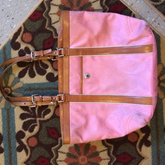 Pink Coach purse