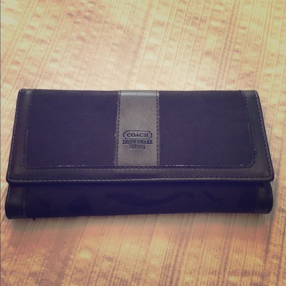Black Coach Wallet