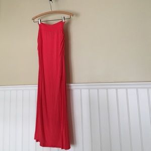 ❌Sold❌ l CR l Pink Knit Maxi Skirt