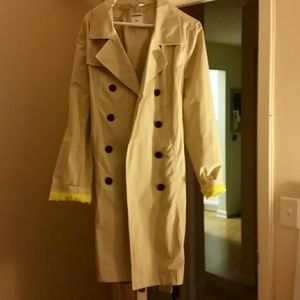 Old navy khaki colored trench coat! Never worn!