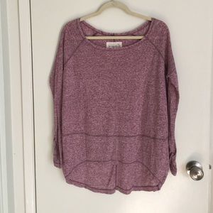Free People slouchy long sleeve tee