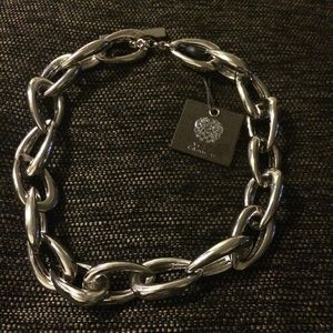 Vince Camuto silver oval link chain necklace