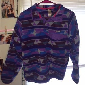 Purple Tribal Patagonia Synchilla