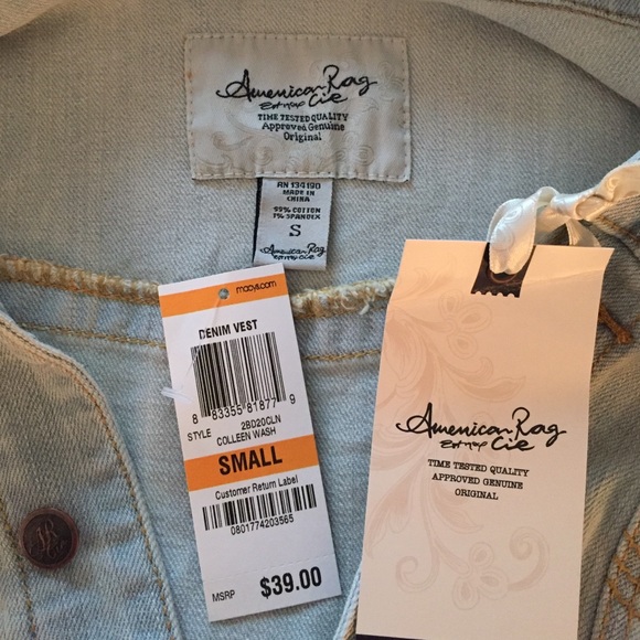 American Rag Denim Vest - Picture 3 of 4