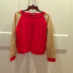 Red festive sweater