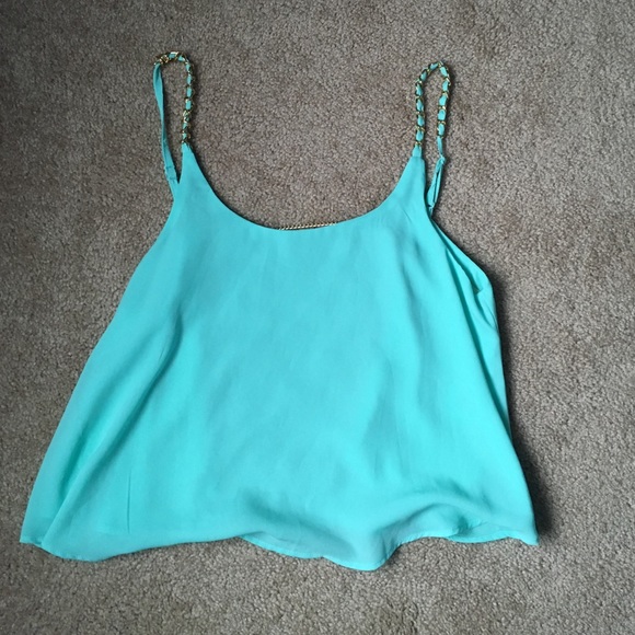 Jeweled back Crop Top