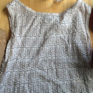 White House black market gold and silver sleeveles