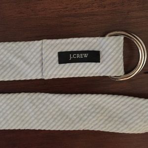 JCrew seersucker belt
