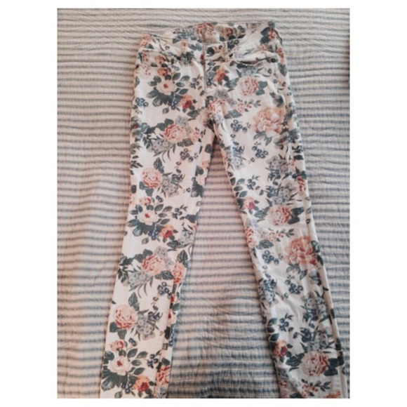 Floral jeans ☄ Bullhead Black - Picture 3 of 4