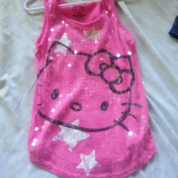 Girls size 6-7 hello kitty top