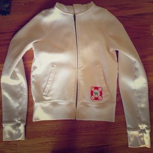 PINK Victoria secret white hoodie