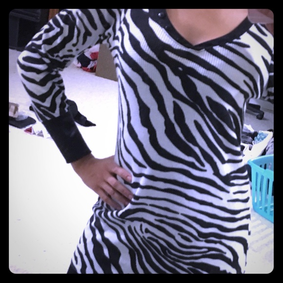Charlotte Russ long PJ top