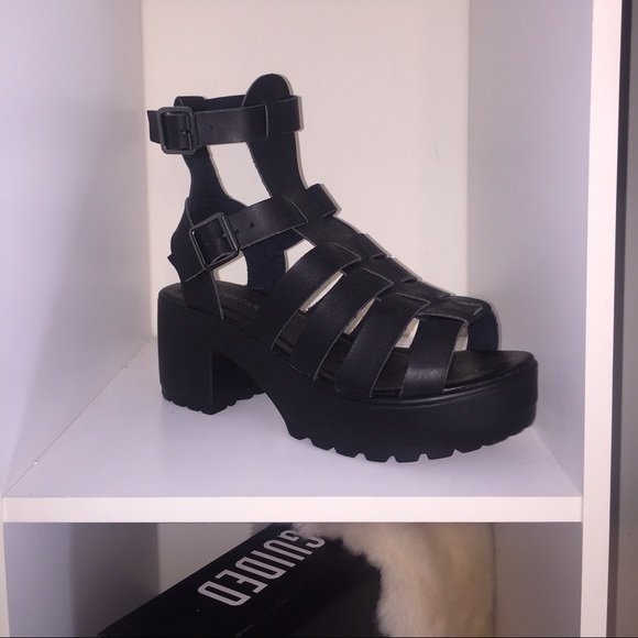 Chunky heeled sandals