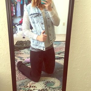 Cutoff jean jacket