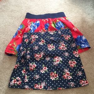 Floral mini skirt bundle!