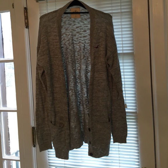 Oversized gray sweater