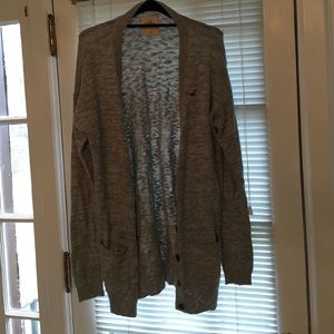 Oversized gray sweater