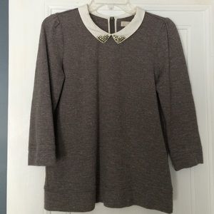 Ann Talyor Loft Embellished Sweatshirt