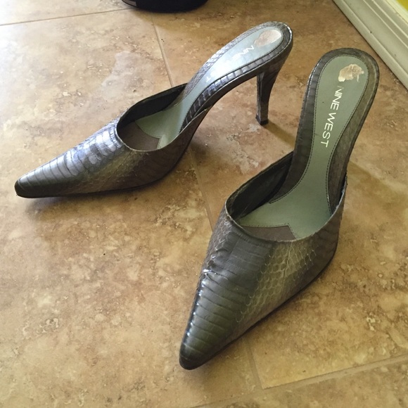 Nine West Snakeskin Heels