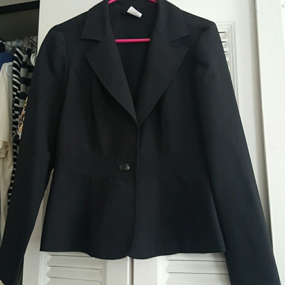 Black lightweight blazer