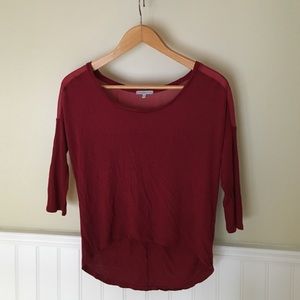 ❌Sold❌ l CR l Mesh Paneled Dolman Blouse