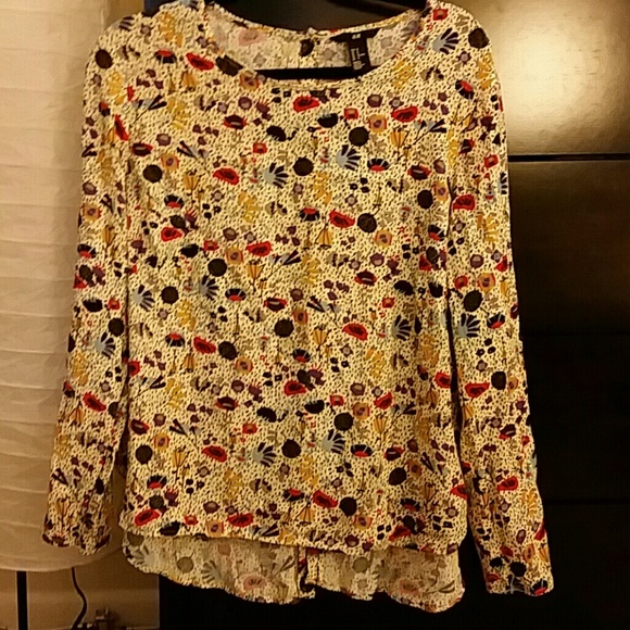 H&M printed blouse