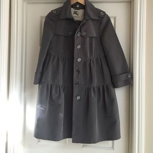 Burberry rain jacket for your winter parties.