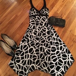 Black and white dress