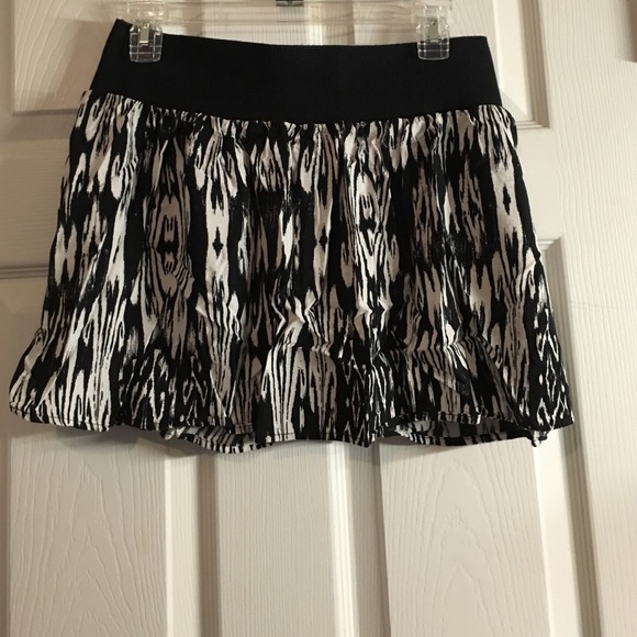 Black and white skirt
