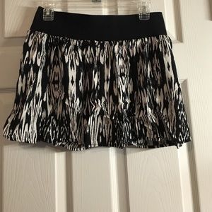 Black and white skirt