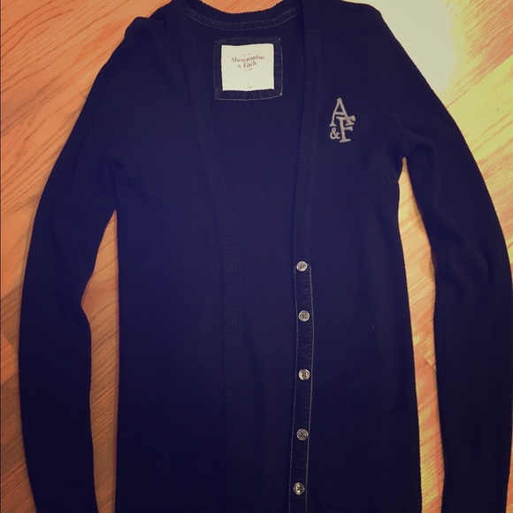 Navy sweater cardigan