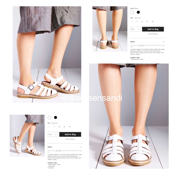 urban outfitters white sandals