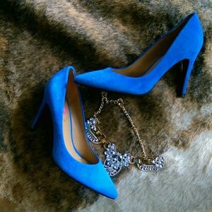 Isaac Mizrahi Suede Heels