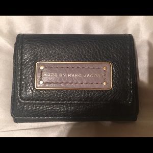 Marc by Marc Jacobs pebbled leather wallet
