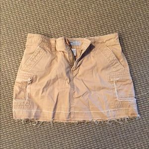 Old Navy cutoff cargo skirt