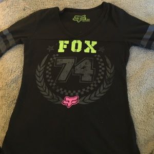 Half sleeve fox shirt