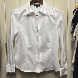 Jones New York Signature White Blouse