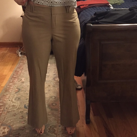 Loft tan trouser pants