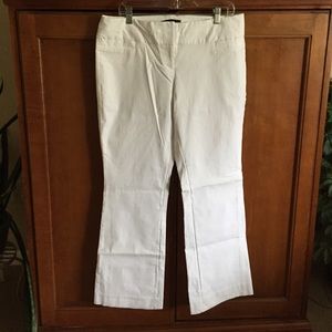 The Limited Exact Stretch Size 14 White Pants