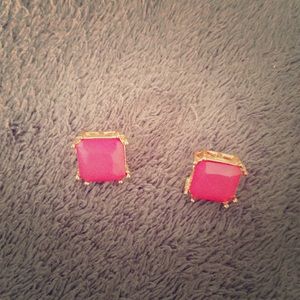 Pink earrings