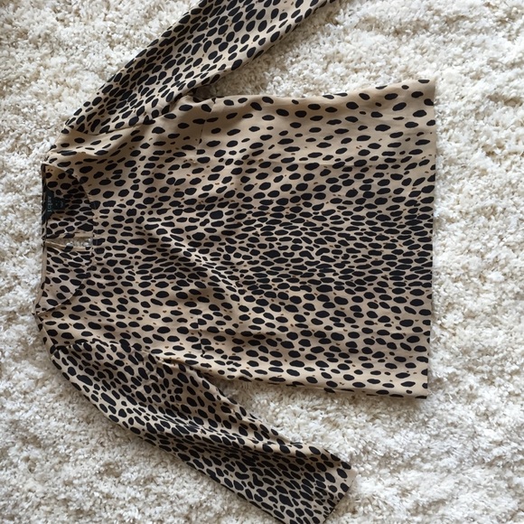 REDUCED! J. Crew XS cheetah print top