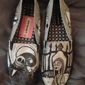 Nightmare Before Christmas Painted Shoes