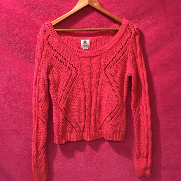 Pink and orange cardigan