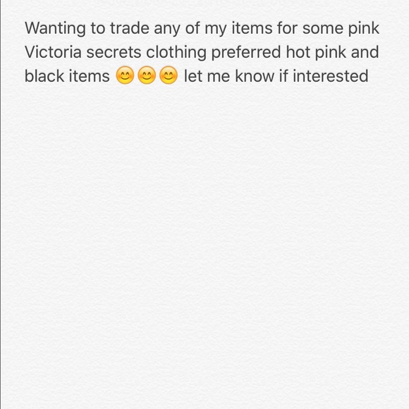Wanting to trade