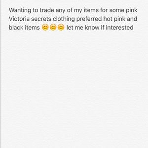 Wanting to trade