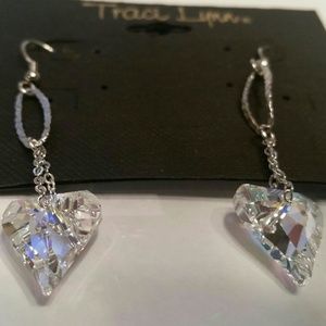 Crystal Heart Earrings